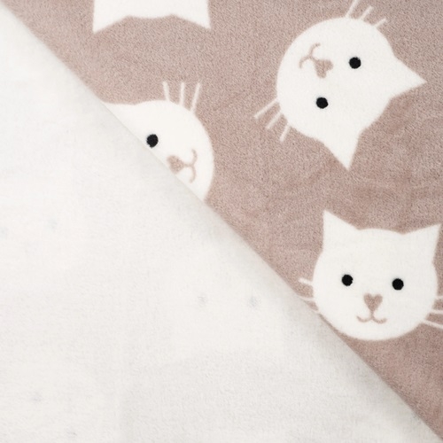Polar Fleece shadow cats sand